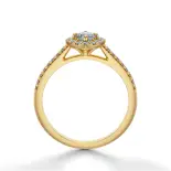 Pierścionek z diamentami halo SBPZ_081 Pierścionek z diamentami halo SBPZ_081